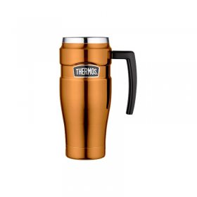 Thermos Style 470 ml termohrnek s madlem měděný