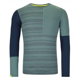 Ortovox 185 Rock'N'Wool Long Sleeve M arctic grey