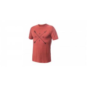 SENSOR MERINO ACTIVE SNSR pánské triko kr.rukáv terracotta