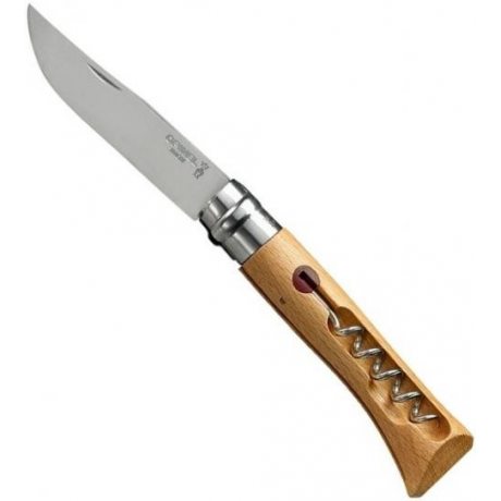 OPINEL VR N°10 Inox nůž na sýr s vývrtkou 10 cm