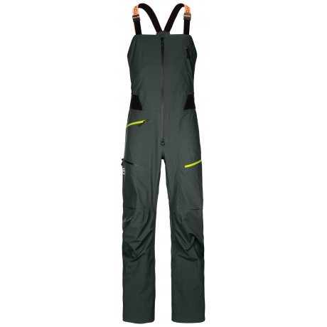 Ortovox 3L DEEP SHELL BIB PANTS W green pine