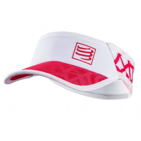 COMPRESSPORT SPIDERWEB ULTRALIGHT VISOR bílo/červená