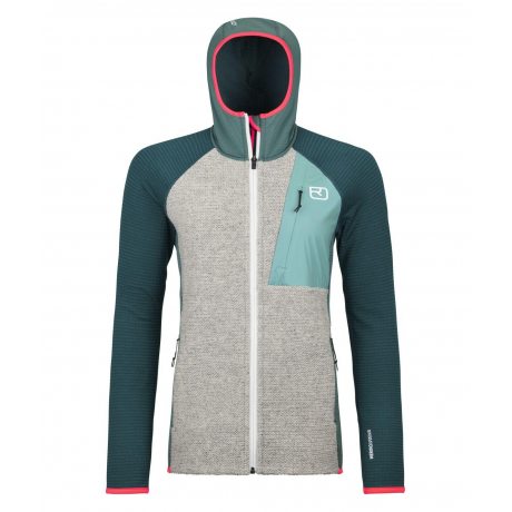 Ortovox Fleece Gp Classic Knit Hoody W arctic grey