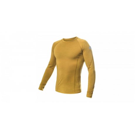 SENSOR MERINO AIR pánské triko dl.rukáv mustard