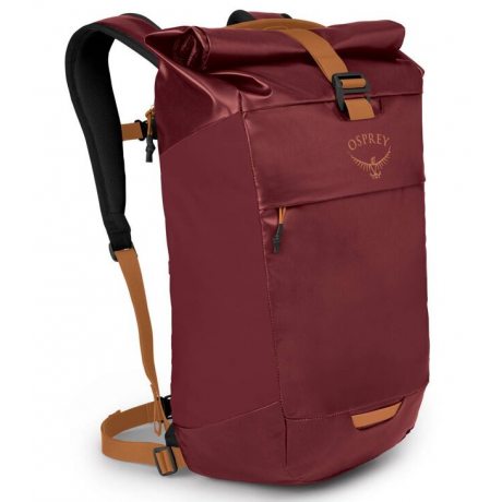 OSPREY TRANSPORTER ROLL TOP red mountain