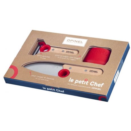 Opinel - LE PETIT CHEF - Dětský kuchařský set 3 ks