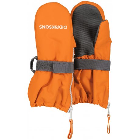 Didriksons Biggles Zip Mitten 7 orange jam 505029-L07