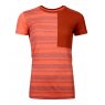 Ortovox 185 ROCK'N'WOOL SHORT SLEEVE W coral